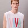 Marc Hundley Pride Viva Love Relaxed Tank Top Marc Hundley Pride Viva Love Relaxed Tank Top