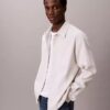 Melange Flannel Relaxed Button-Down Shirt Melange Flannel Relaxed Button-Down Shirt