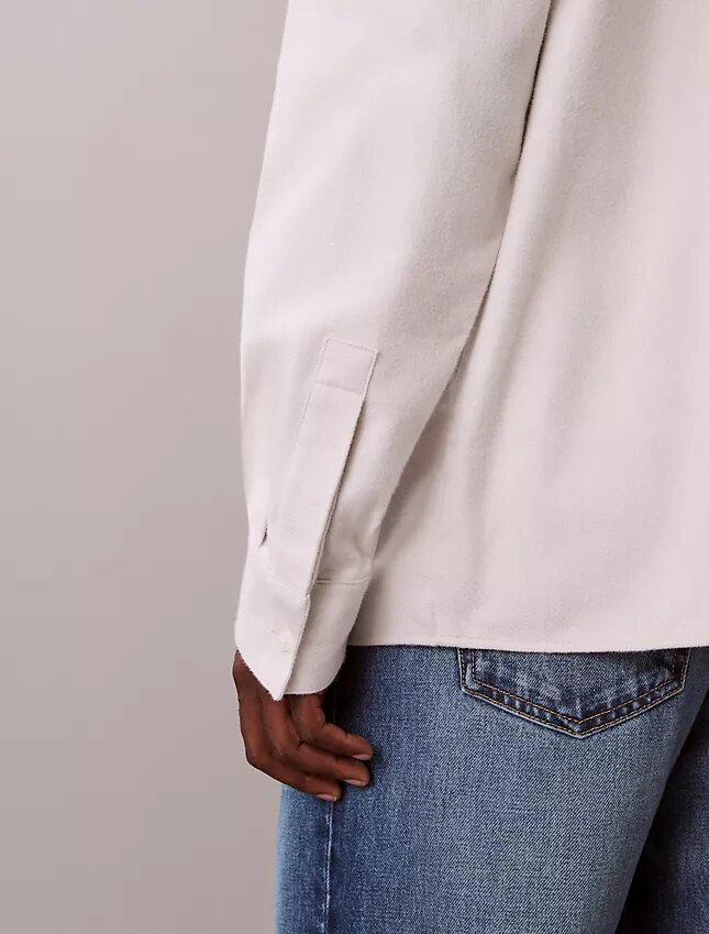Melange Flannel Relaxed Button-Down Shirt Melange Flannel Relaxed Button-Down Shirt
