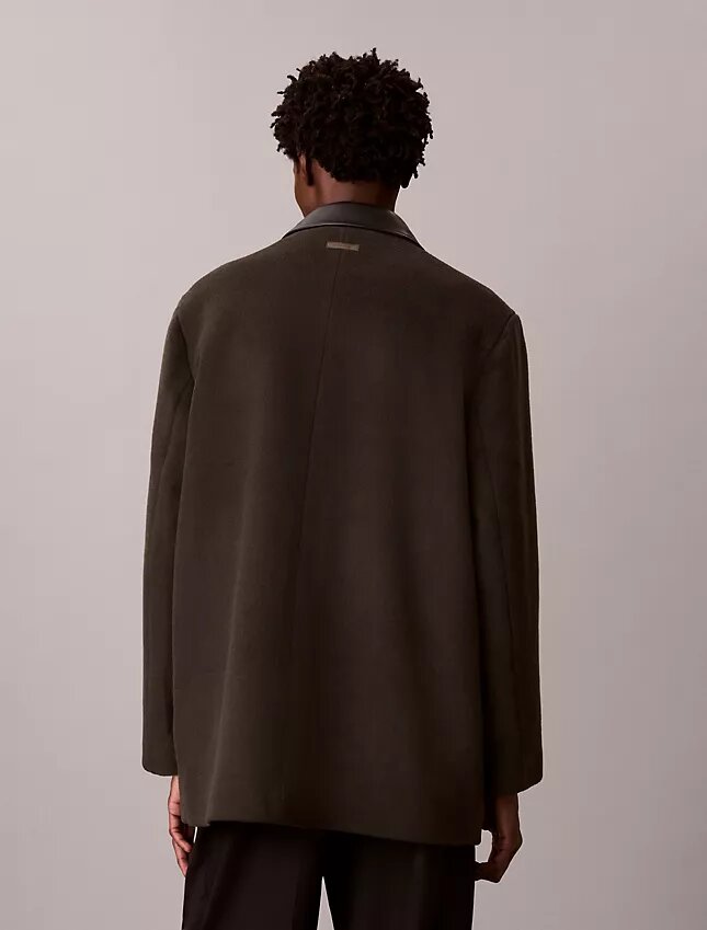 Melton Wool Blend Car Coat Melton Wool Blend Car Coat