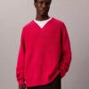 Merino Wool Blend Relaxed V-Neck Sweater Merino Wool Blend Relaxed V-Neck Sweater