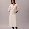 Merino Wool Midi Skirt