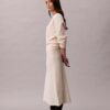 Merino Wool Midi Skirt