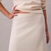 Merino Wool Midi Skirt