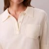 Merino Wool Polo Sweater