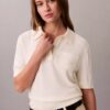 Merino Wool Polo Sweater