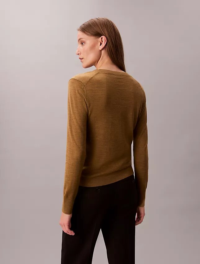 Merino Wool V-Neck Sweater Merino Wool V-Neck Sweater