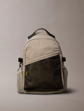 Mesh Front Round Backpack