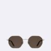 Metal Modified Rectangle Sunglasses