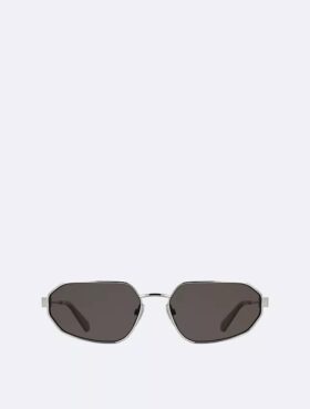 Metal Slim Modified Rectangle Sunglasses