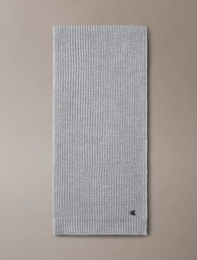 Metallic Knit Scarf