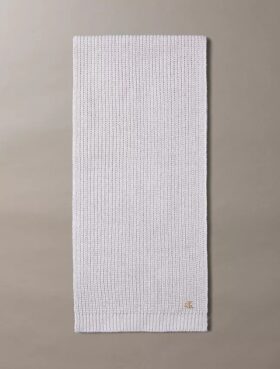 Metallic Knit Scarf