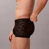 Microfiber Lace Low Rise Trunk