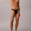Microfiber Lace Thong