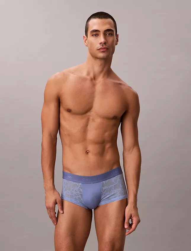Microfiber Lace Ultra Low Rise Trunk Microfiber Lace Ultra Low Rise Trunk