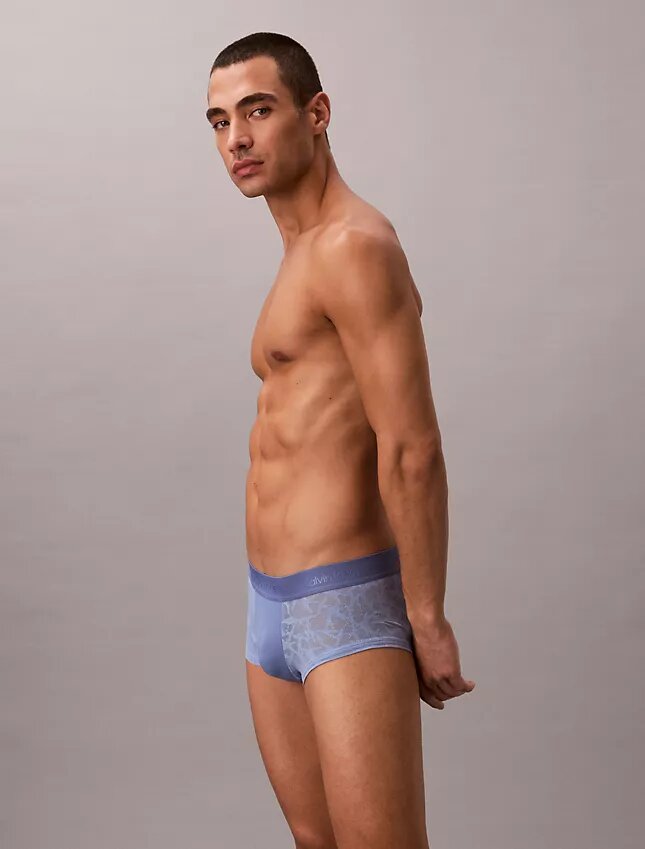Microfiber Lace Ultra Low Rise Trunk Microfiber Lace Ultra Low Rise Trunk