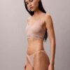 Microfiber Seamless Rib Lightly Lined Bralette Microfiber Seamless Rib Lightly Lined Bralette