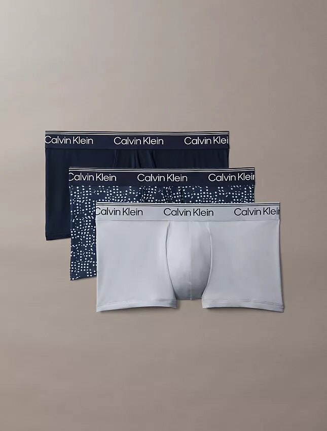 Microfiber Stretch 3-Pack Low Rise Trunk Microfiber Stretch 3-Pack Low Rise Trunk