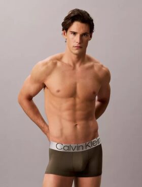 Microfiber Stretch Steel Low Rise Trunk