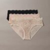 Microfiber Stretch with Lace 3-Pack Hipster Microfiber Stretch with Lace 3-Pack Hipster