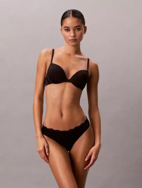 Microfiber Stretch with Lace 3-Pack Thong