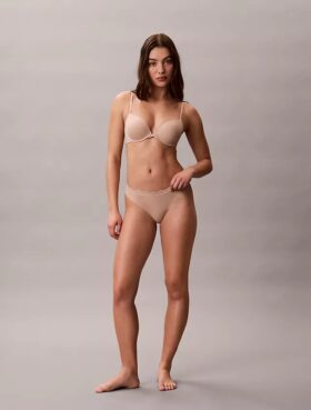 Microfiber Stretch with Lace Thong