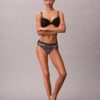 Microfiber Stretch with Lace Thong Microfiber Stretch with Lace Thong