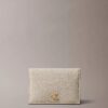 Minimal Monogram Flap Card Case Minimal Monogram Flap Card Case