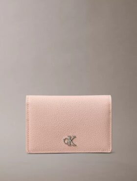 Minimal Monogram Flap Card Case