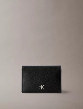 Minimal Monogram Flap Card Case