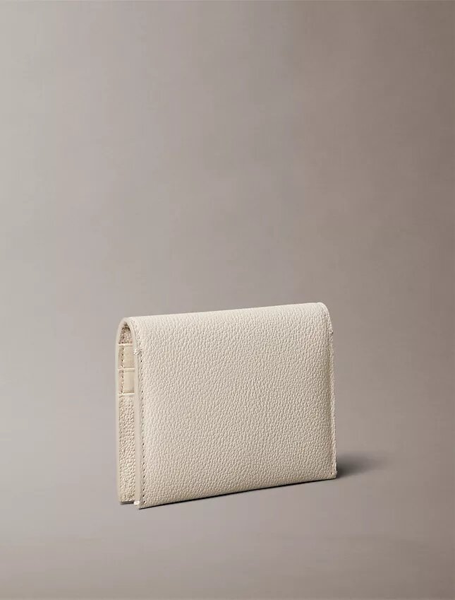Minimal Monogram Flap Card Case Minimal Monogram Flap Card Case