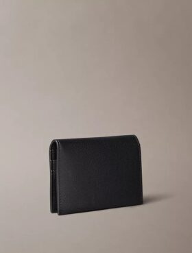 Minimal Monogram Flap Card Case