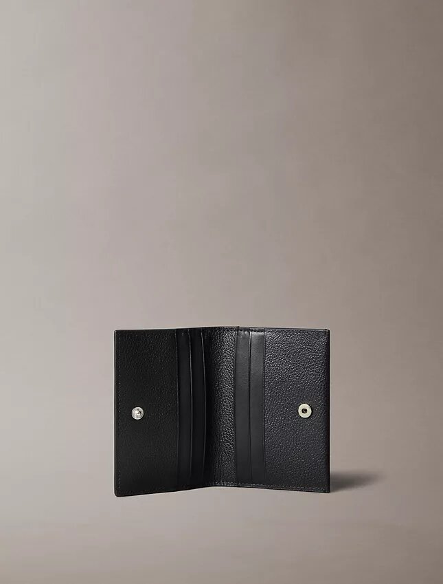 Minimal Monogram Flap Card Case Minimal Monogram Flap Card Case