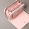 Minimal Monogram Zip Flap Wallet