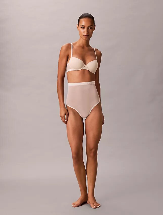 Minimalist Mesh High Waist Thong Minimalist Mesh High Waist Thong