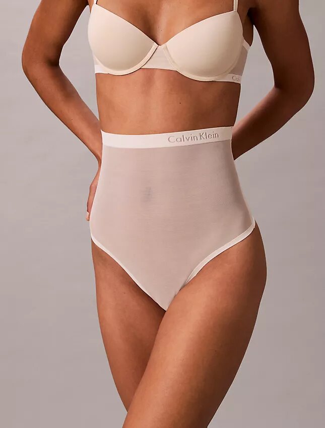 Minimalist Mesh High Waist Thong Minimalist Mesh High Waist Thong
