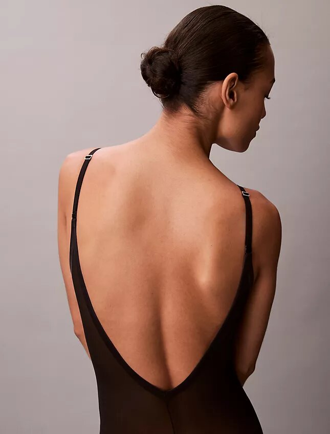 Minimalist Mesh Mid Thigh Bodysuit Minimalist Mesh Mid Thigh Bodysuit