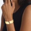Minimalist Organic Shape Bangle