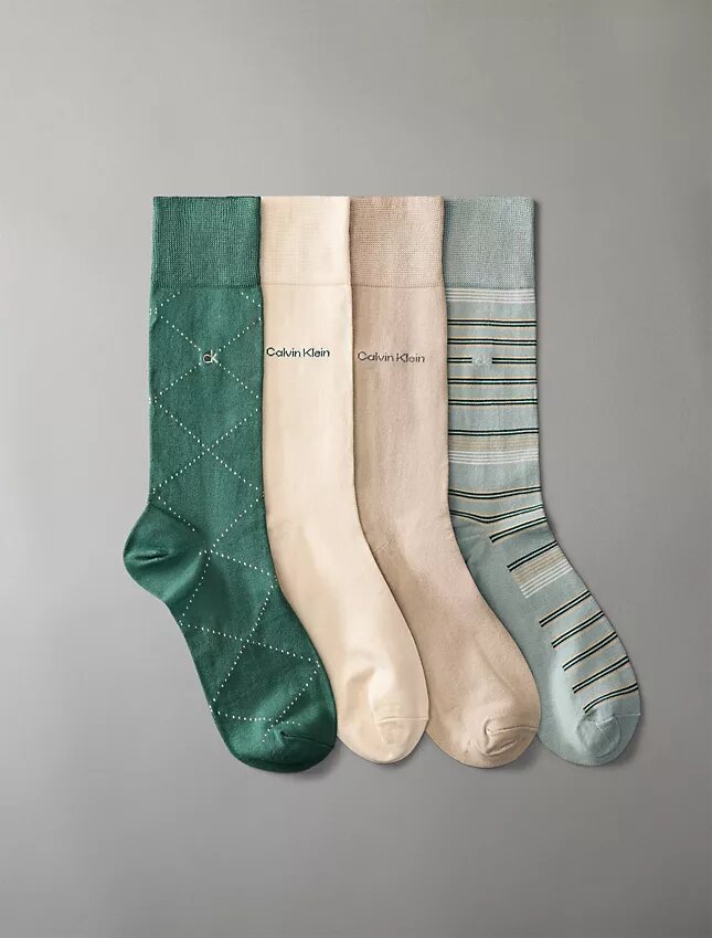 Modal Blend 4-Pack Dress Socks Modal Blend 4-Pack Dress Socks