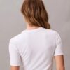 Modal Stretch Monogram Logo Graphic Slim T-Shirt Modal Stretch Monogram Logo Graphic Slim T-Shirt