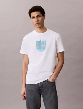 Modern Calvin Klein Graphic Logo Tee