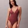 Modern Logo Swim One Piece