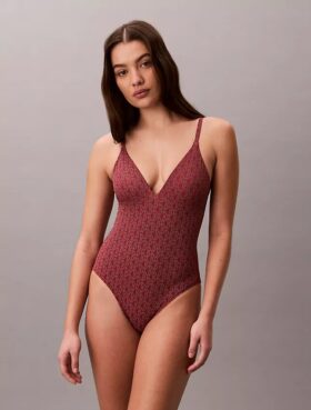 Modern Logo Swim One Piece