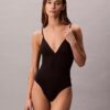 Modern Logo Swim One Piece