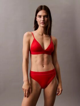 Modern Logo Triangle Swim Bikini Top