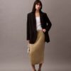 Modern Soft Pencil Skirt