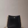 Monogram Chain Saddle Bag