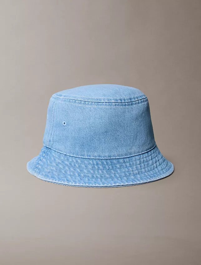 Monogram Denim Bucket Hat Monogram Denim Bucket Hat