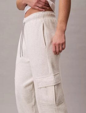 Monogram Fleece Cargo Joggers