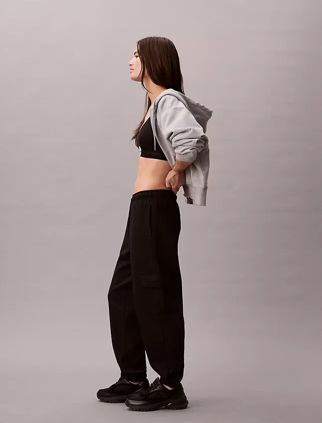 Monogram Fleece Cargo Joggers Monogram Fleece Cargo Joggers